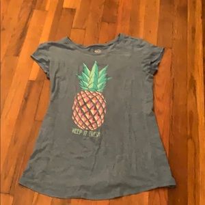 Justice T-shirt with design on front